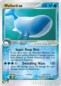 Wailord ex — Sandstorm 100