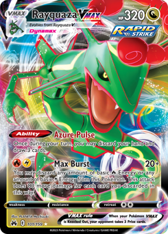 Rayquaza VMAX — Crown Zenith 101