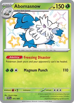 Abomasnow — Paldean Fates 101