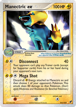 Manectric ex — Deoxys 101