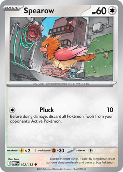 Spearow — Mega Evolution 102
