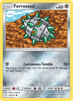 Ferroseed — Team Up 102