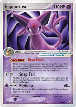 Espeon ex — Unseen Forces 102