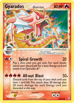 Gyarados ★ δ — Holon Phantoms 102