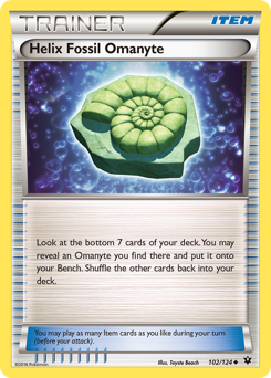 Helix Fossil Omanyte — Fates Collide 102