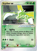 Scyther ex — Ruby & Sapphire 102