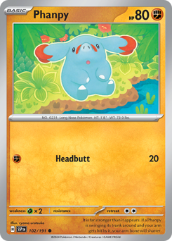 Phanpy — Surging Sparks 102