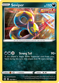 Seviper — SWSH6 102