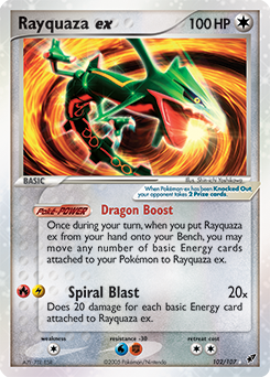 Rayquaza ex — Deoxys 102