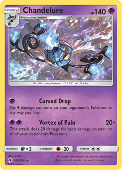 Chandelure — Lost Thunder 103