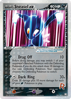 Rocket's Sneasel ex — Team Rocket Returns 103