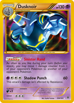 Dusknoir — Plasma Blast 104