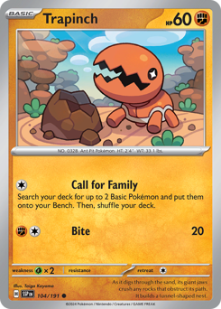 Trapinch — Surging Sparks 104