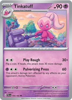 Tinkatuff — Paldea Evolved 104