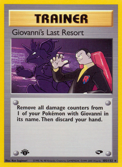Giovanni's Last Resort — Gym Challenge 105