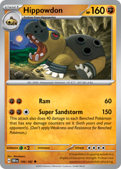 Hippowdon — Destined Rivals 106