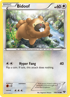 Bidoof — XY 106