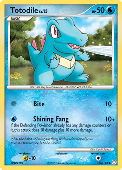Totodile — Mysterious Treasures 106