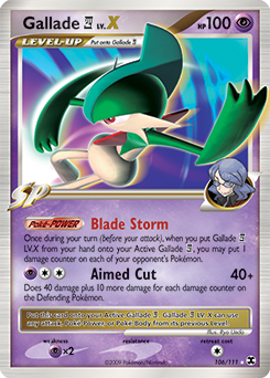 Gallade E4 LV.X — Rising Rivals 106