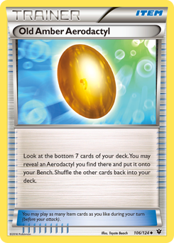 Old Amber Aerodactyl — Fates Collide 106