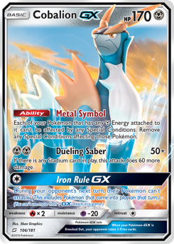 Cobalion-GX — Team Up 106