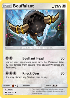 Bouffalant — Burning Shadows 108