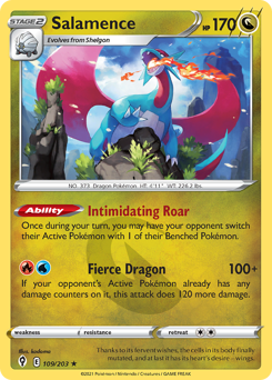Salamence — SWSH7 109