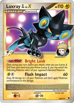 Luxray GL LV.X — Rising Rivals 109
