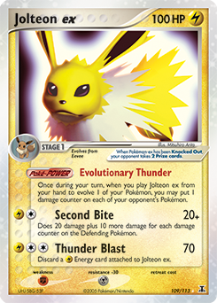 Jolteon ex — Delta Species 109