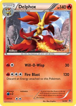 Delphox — Kalos Starter Set 010