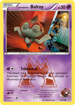 Team Magma's Baltoy — Double Crisis 010