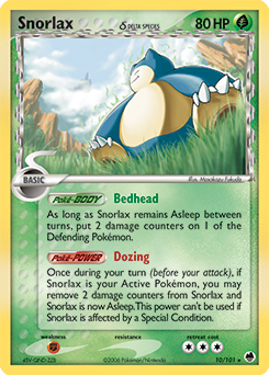 Snorlax δ — Dragon Frontiers 010