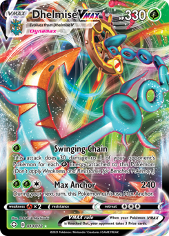 Dhelmise VMAX — Shining Fates 010