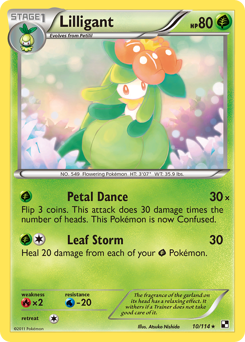 Lilligant — Black & White 010