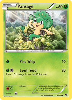 Pansage — XY1 010