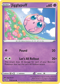 Jigglypuff — SWSH8 110