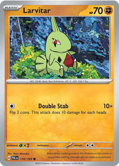 Larvitar — Paldea Evolved 110