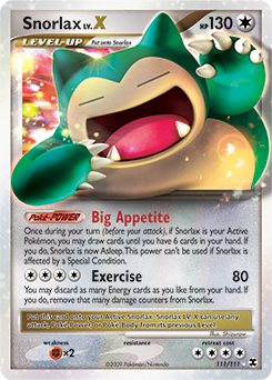 Snorlax LV.X — Rising Rivals 111