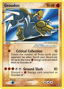 Groudon ★ — Delta Species 111