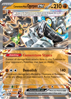 Cornerstone Mask Ogerpon ex — Twilight Masquerade 112