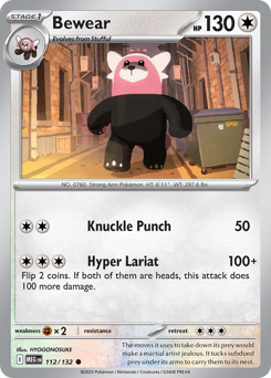 Bewear — Mega Evolution 112