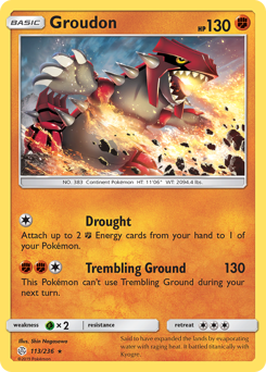 Groudon — Cosmic Eclipse 113