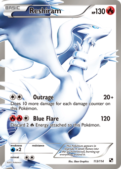 Reshiram — Black & White 113