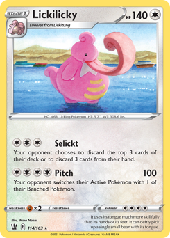 Lickilicky — Battle Styles 114