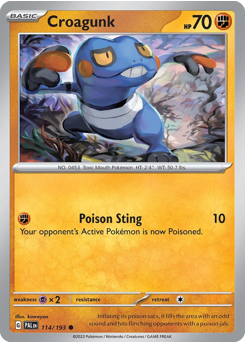 Croagunk — Paldea Evolved 114