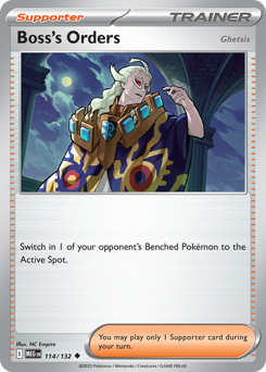 Boss's Orders — Mega Evolution 114