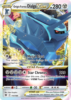 Origin Forme Dialga VSTAR — Astral Radiance 114