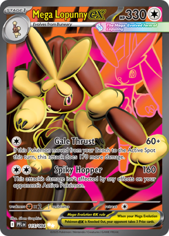 Mega Lopunny ex — Phantasmal Flames 115