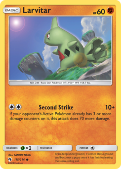 Larvitar — SM8 115