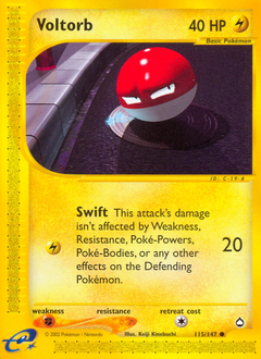 Voltorb — Aquapolis 115